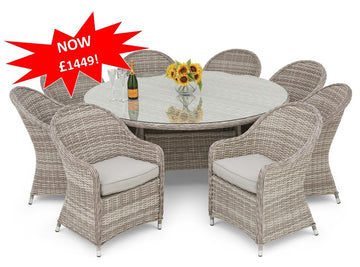 #3025 - Havana 8-Seater Dining Set 🍽️🌿